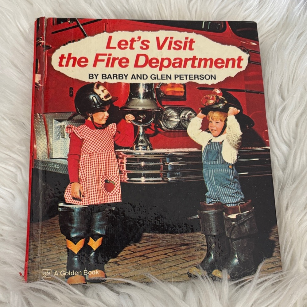Let's Visit the Fire Department Book by Golden Books